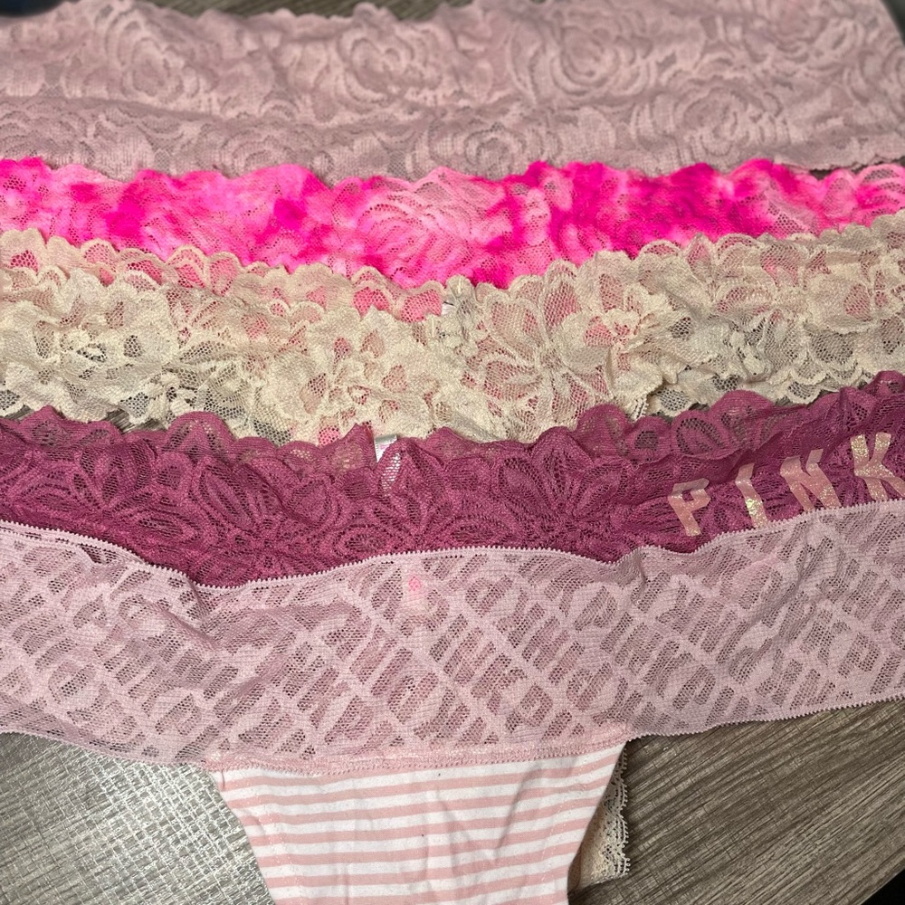 PINK panties.